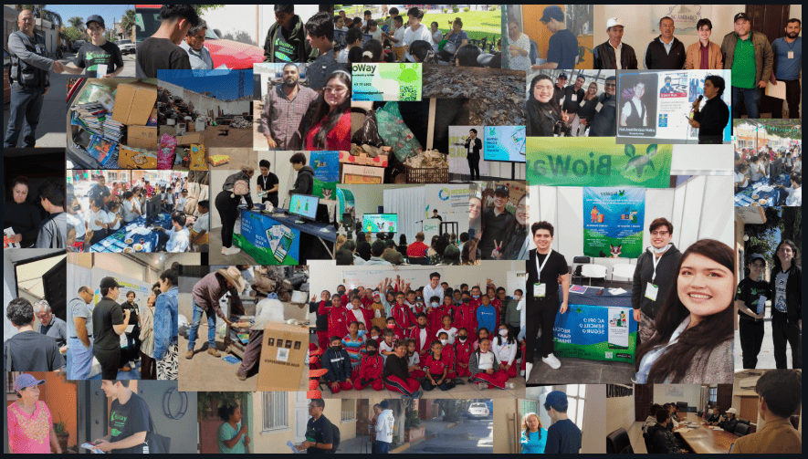 Ilustración de reciclaje